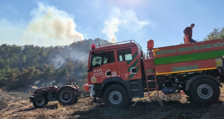 Bolu’da orman yangını kontrol altına alındı