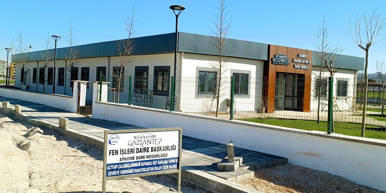 Büyükşehir Belediye Araban’da GASMEK’e bina yaptı