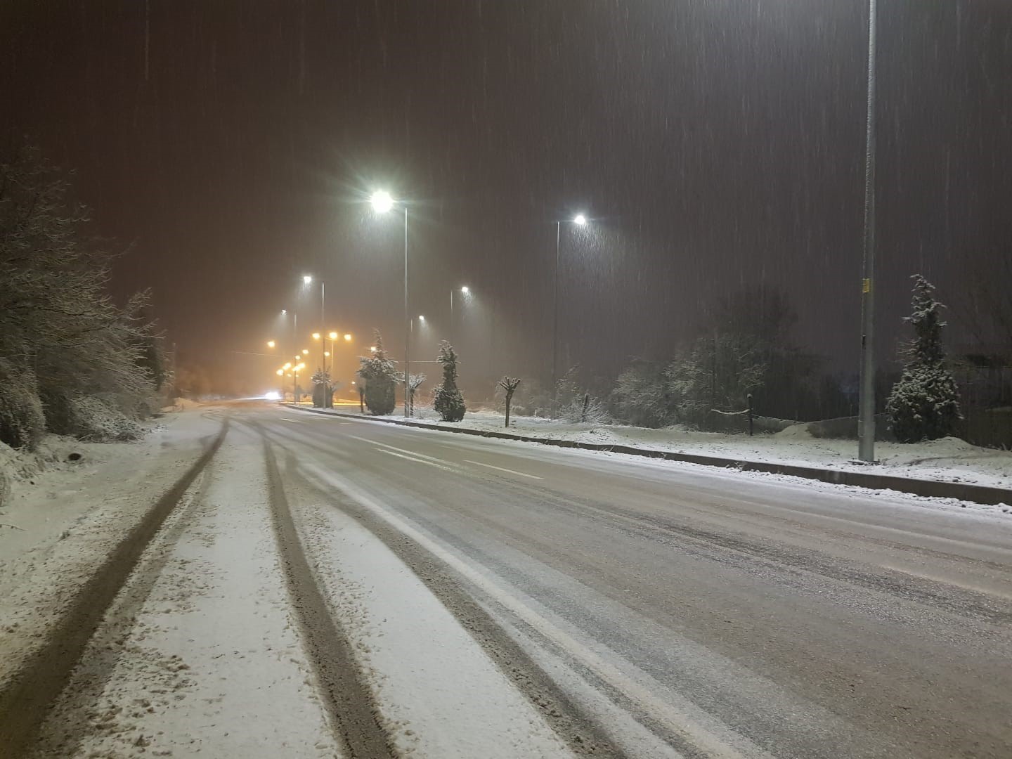 Malatya’da kar yağışı sürüyor