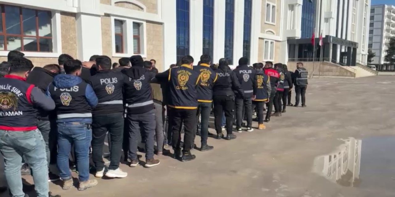 Adıyaman'da dev operasyon, çok sayıda gözaltı var