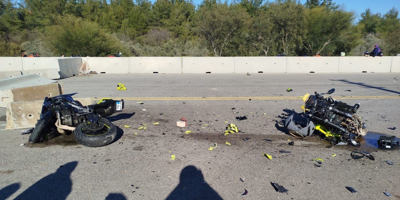 Antalya da  yarışlarda korkunç kaza 1 ölü 1 yaralı