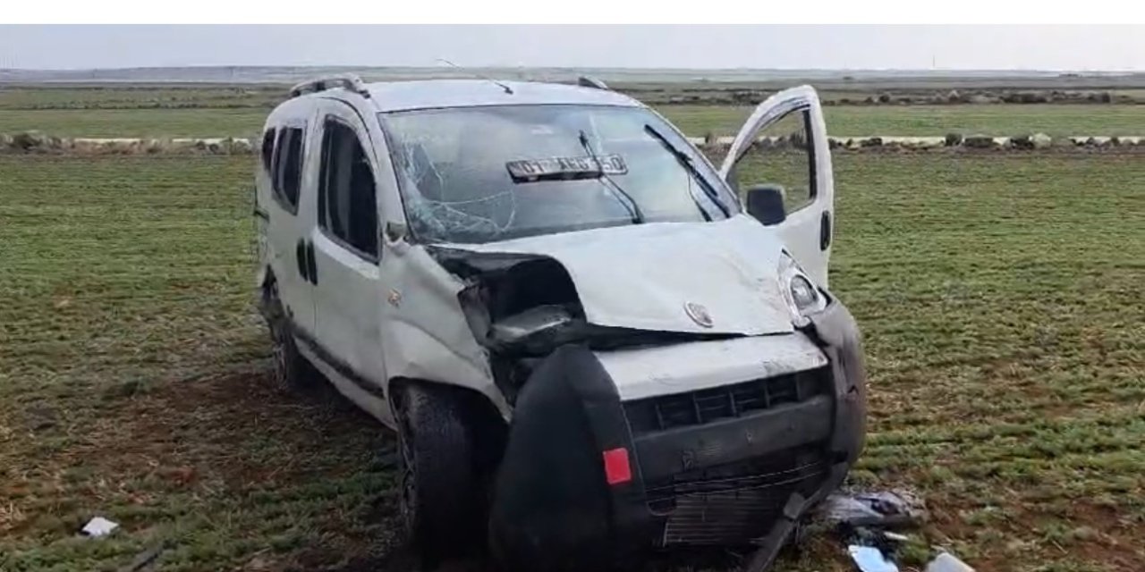 Şanlıurfa’da trafik kazası 1 ölü, 2 yaralı