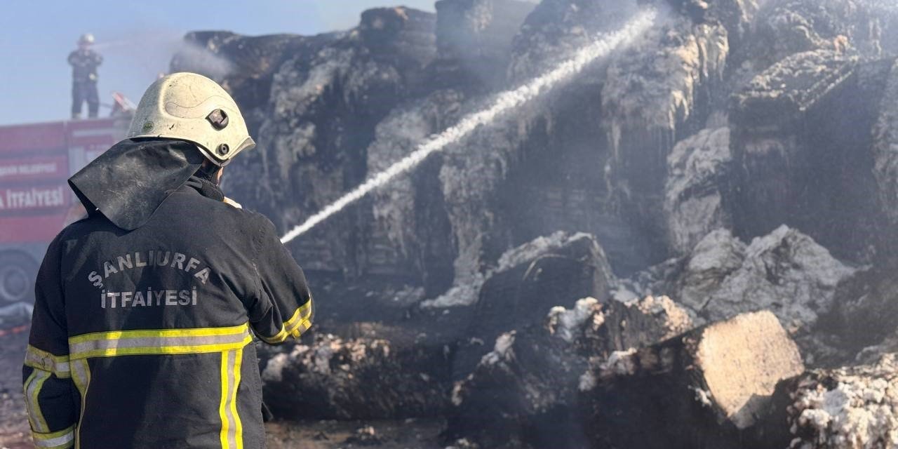 Şanlıurfa’da bir tır küle döndü