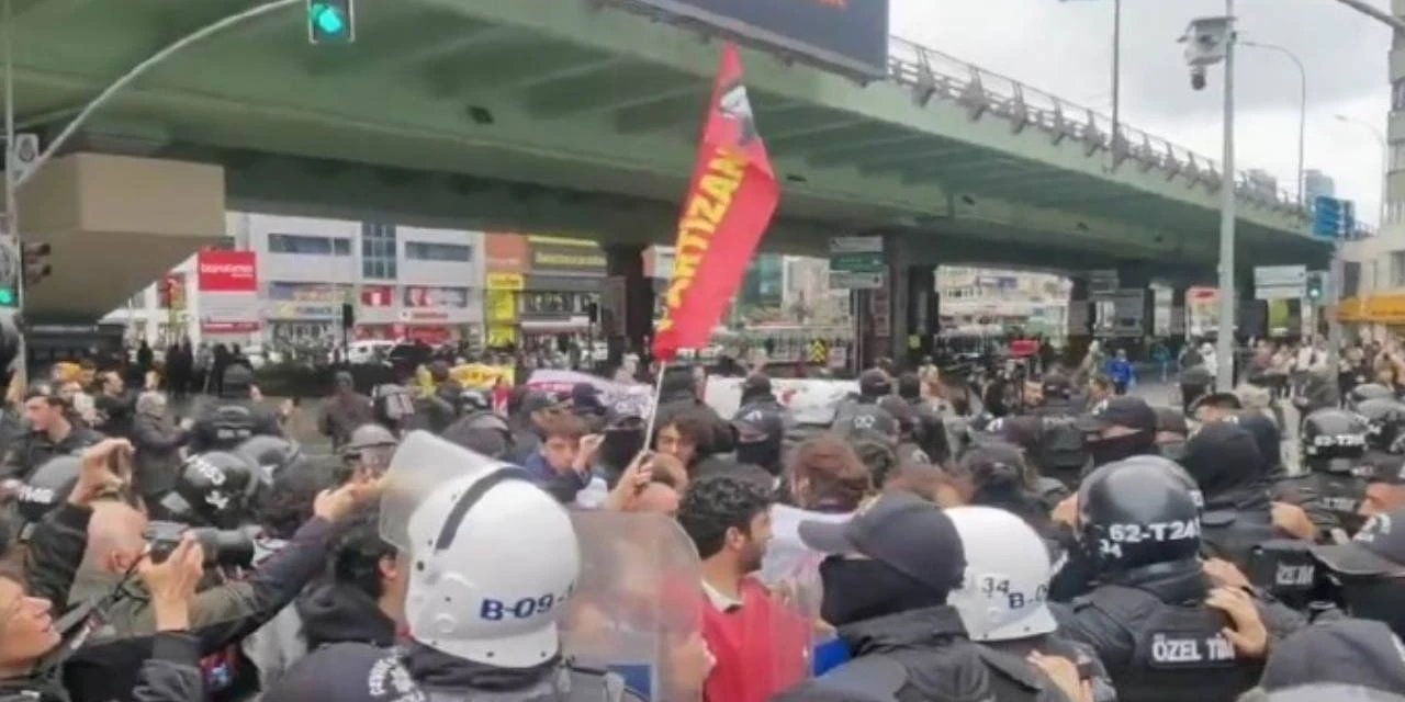 1 Mayıs'ta Taksim'e çıkmak isteyenlere polis engeli, çok sayıda gözaltı var