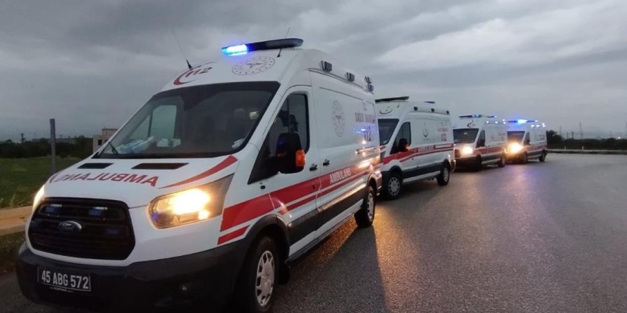 Yolcu otobüsü şarampole yuvarlandı, çok sayıda  yaralı var