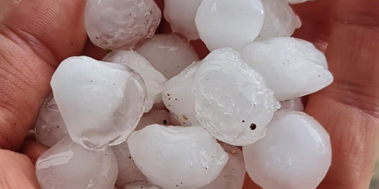 Gaziantep'te dolu fıstık bahçelerini vurdu