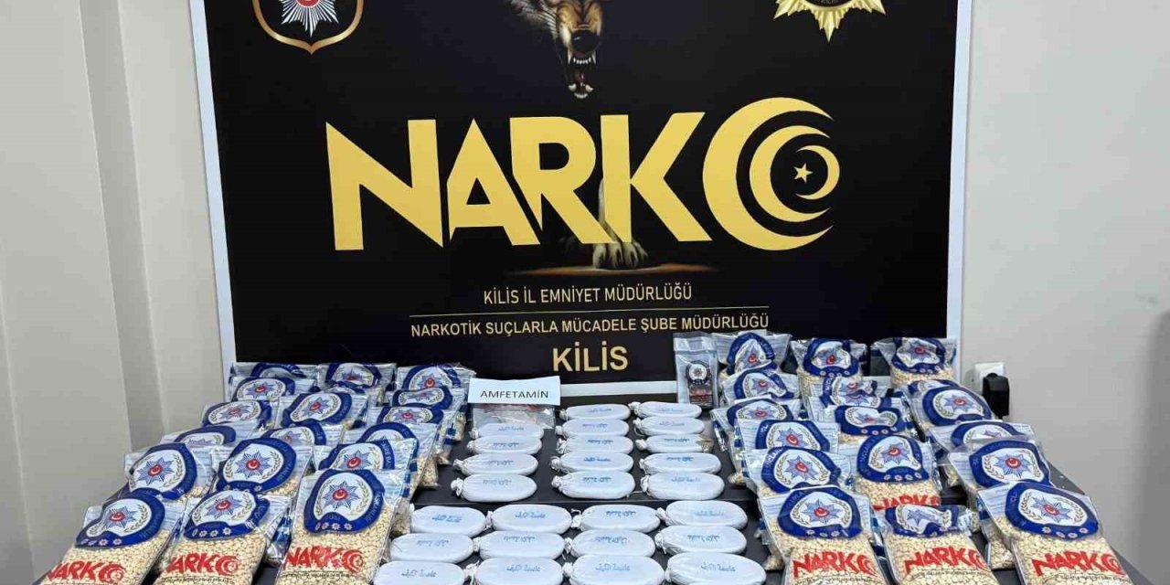 Kilis’te 2 kişi 57 kilo esrar ile ele geçirildi