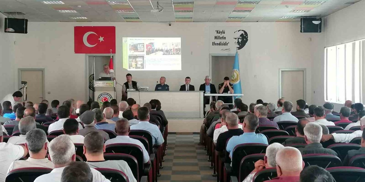 Mersin de orman yangınlarıyla mücadele toplantısı