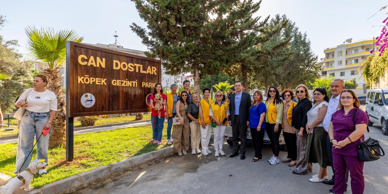 Mersin Yenişehir’de Patili Dostlara özel park açıldı