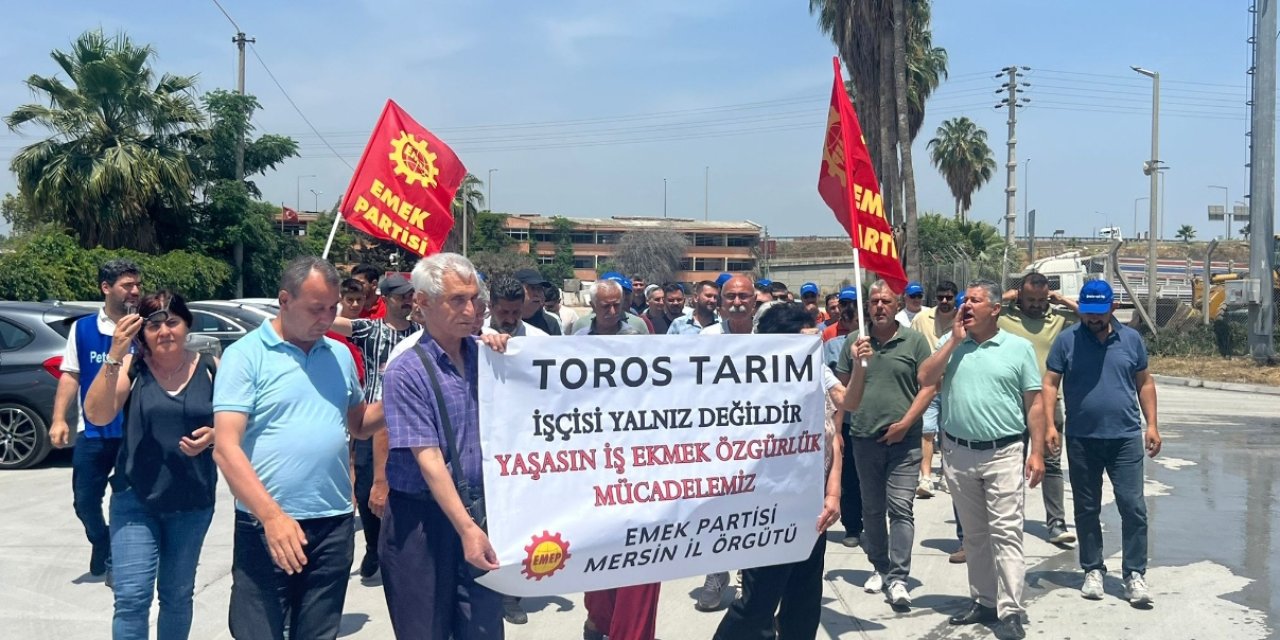EMEP’ten Toros Tarım Grevine dayanışma ziyareti