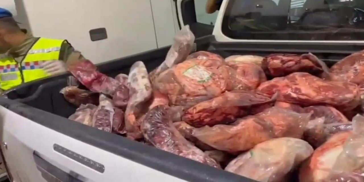 Şanlıurfa'da tonlarca  bozulmuş et ele geçirildi