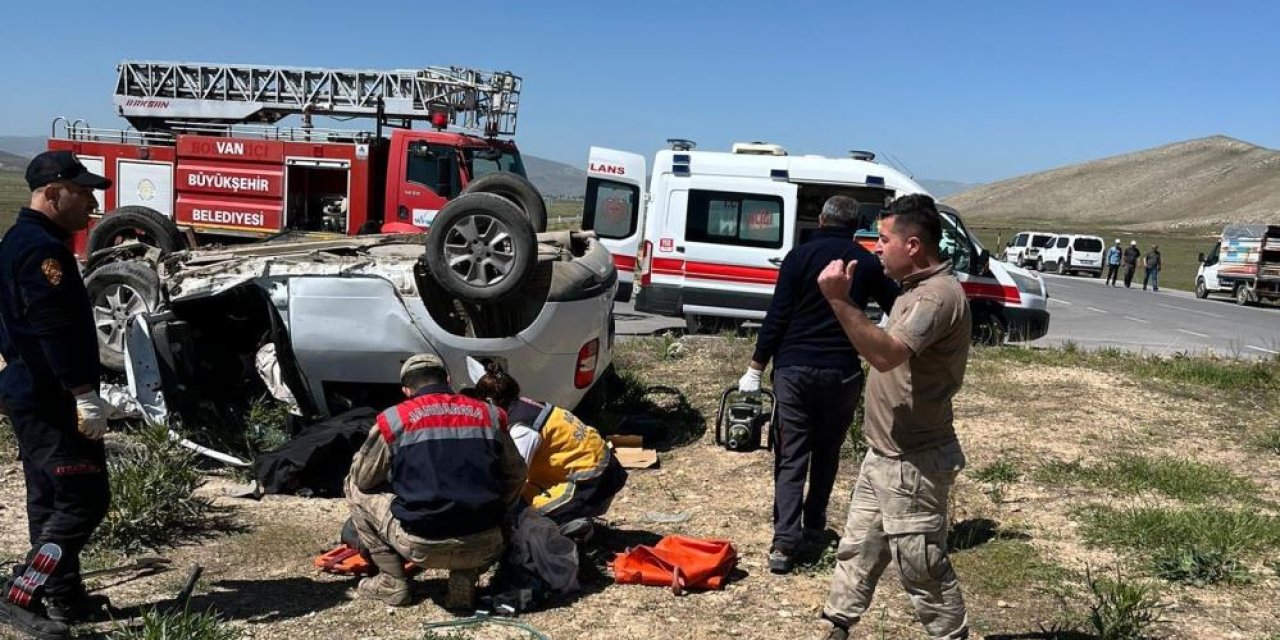 Van'da katliam gibi  kaza: 4 ölü, 2 yaralı