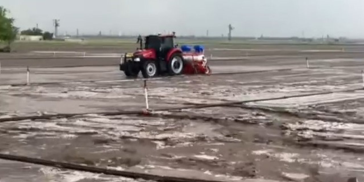 Kayseri de dolu yağışı zarar verdi