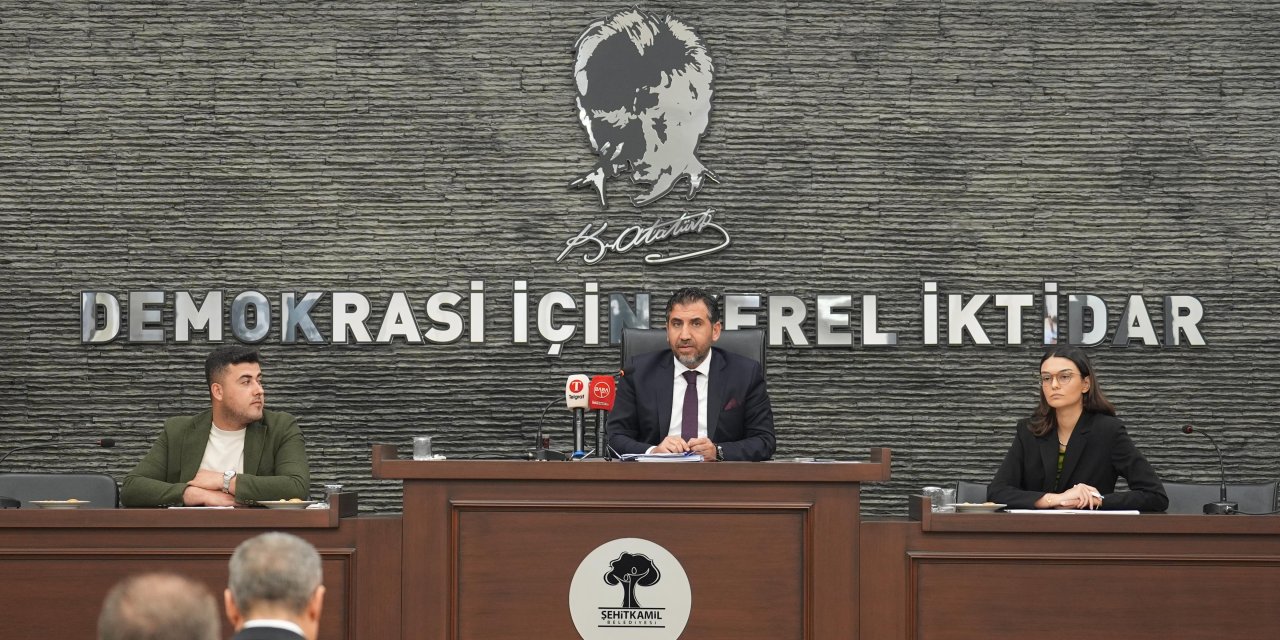 Şehitkamil Belediyesinde 14 Madde oy birliği ile kabul edildi