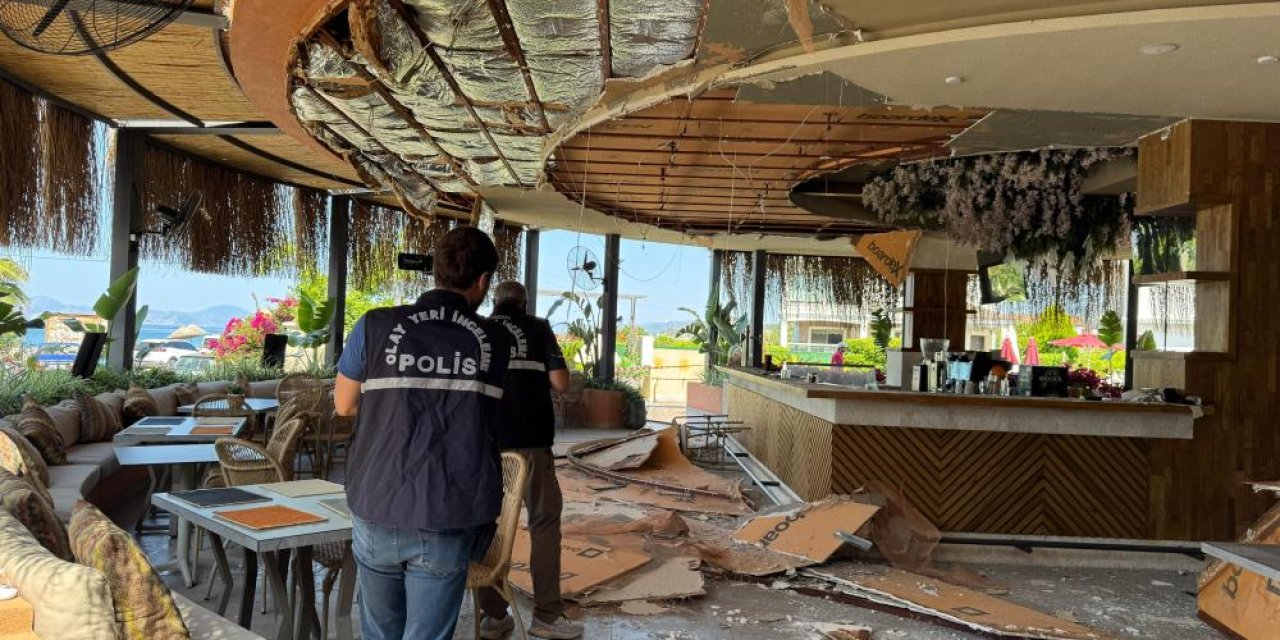 Restoranın tavanı çöktü, çok sayıda yaralı var