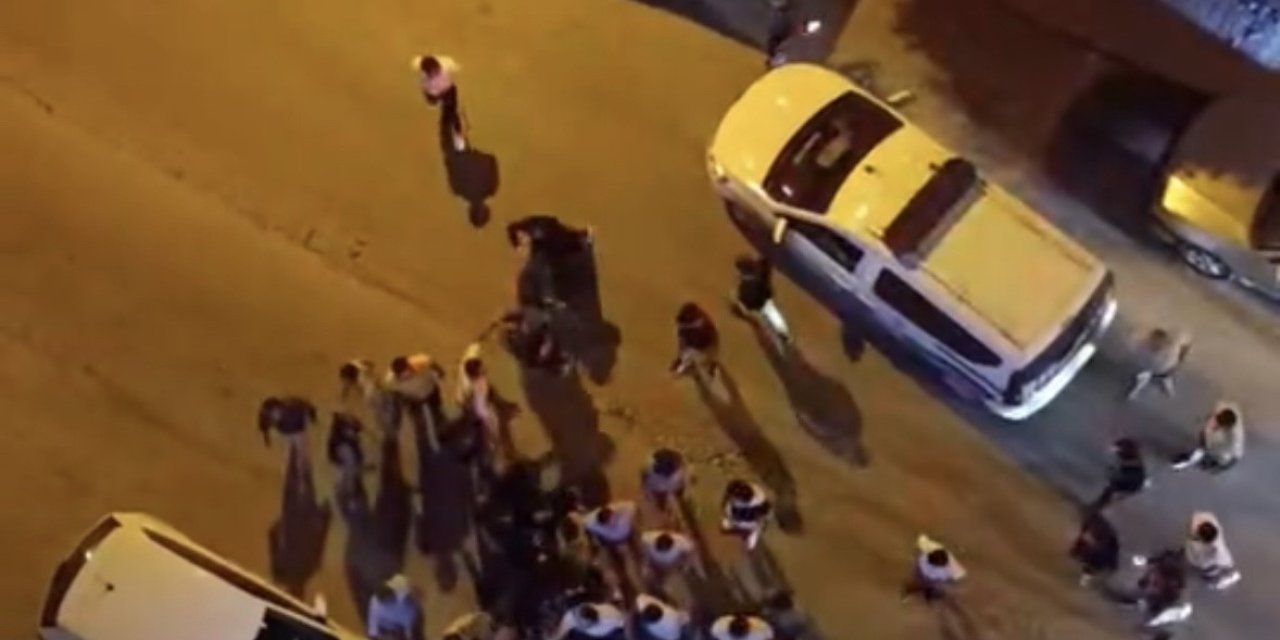 Kahta da taşlı sopalı kavga 10 yaralı var