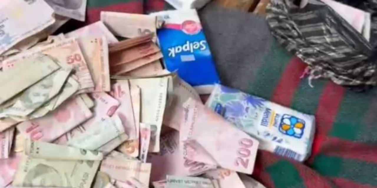 Dilencinin üzerinden çıkan, altın ve paraları görenler gözlerine inanmadı