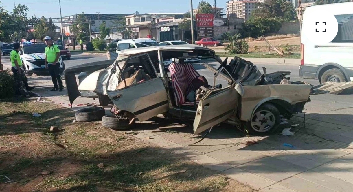 Gaziantep te zincirleme kazaya 1’i ağır 10 yaralı