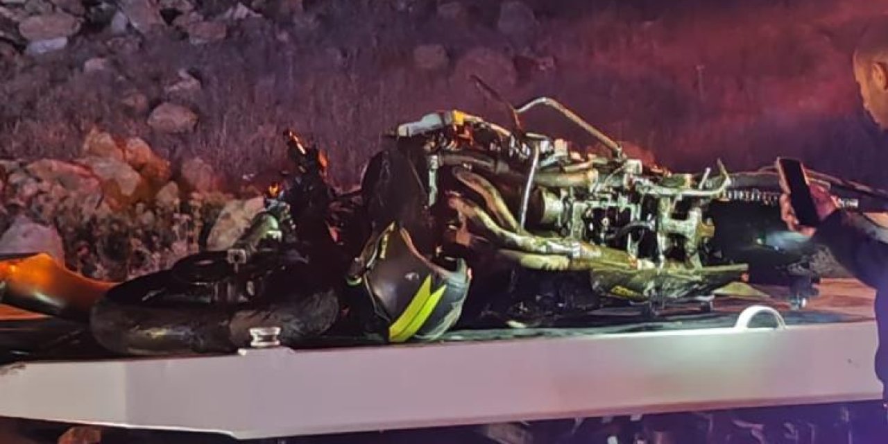 İslahiye ilçesinde  kontrolden çıkan motosiklet devrildi: 2 ölü