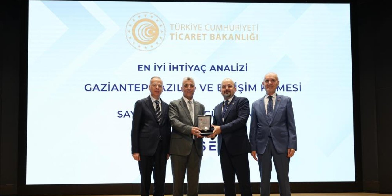 GSO’ya Ticaret Bakanlığı’ndan ödül