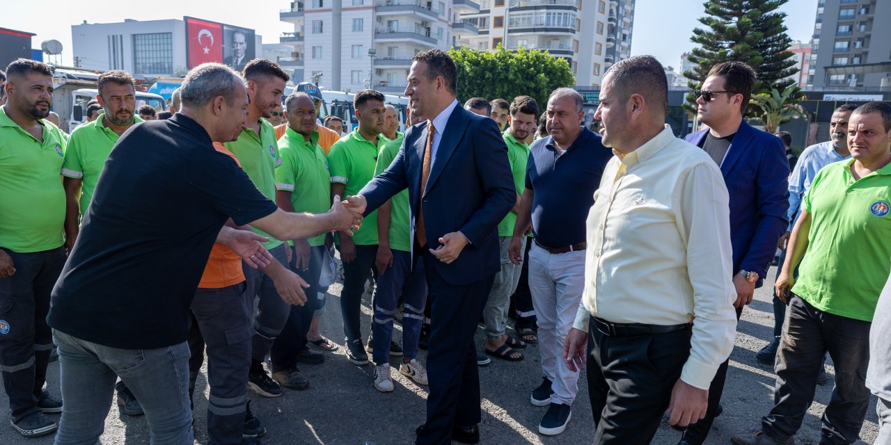 Başkan Tuncer ve Vekil Başarır'dan Mezitli'de yoğun mesai