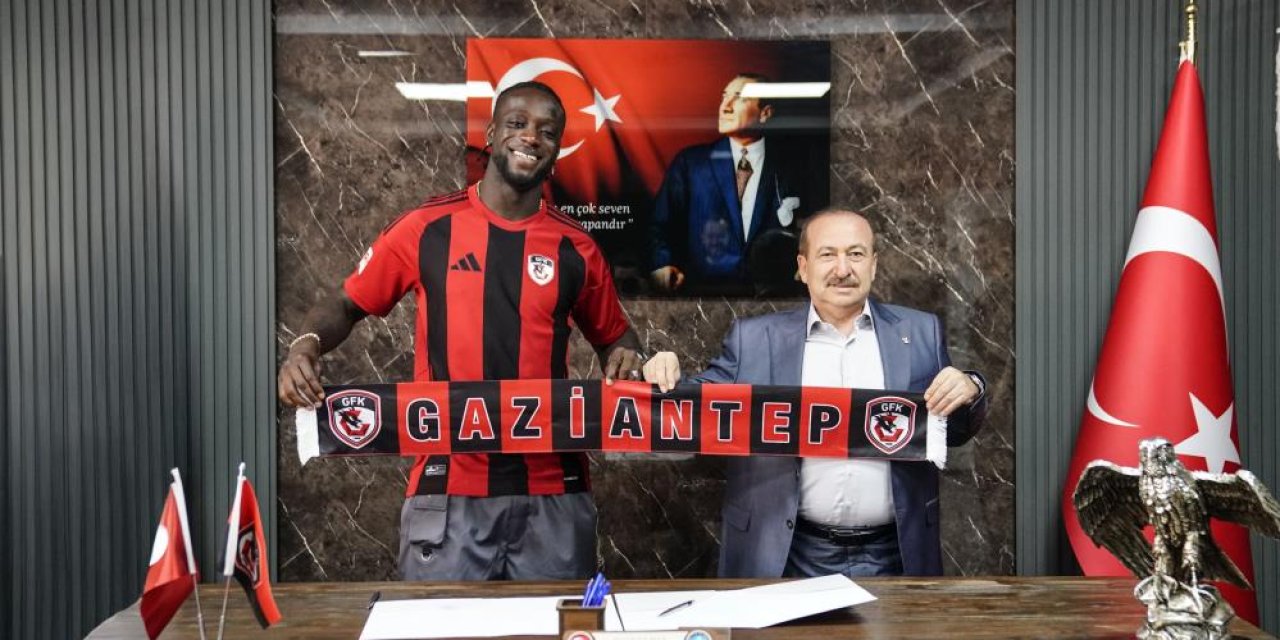 Myenty Abena, Gaziantep FK  ile 2 yıllık sözleşme imzaladı