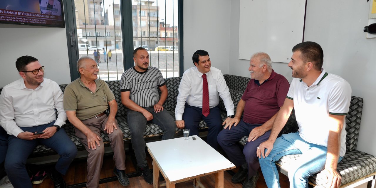 Umut Yılmaz, esnaf ziyaretlerine hız kesmeden devam ediyor