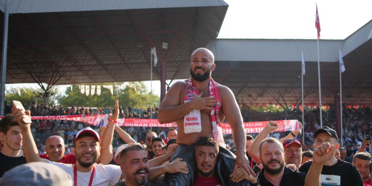 664. Kırkpınar başpehlivanı Orhan Okulu oldu