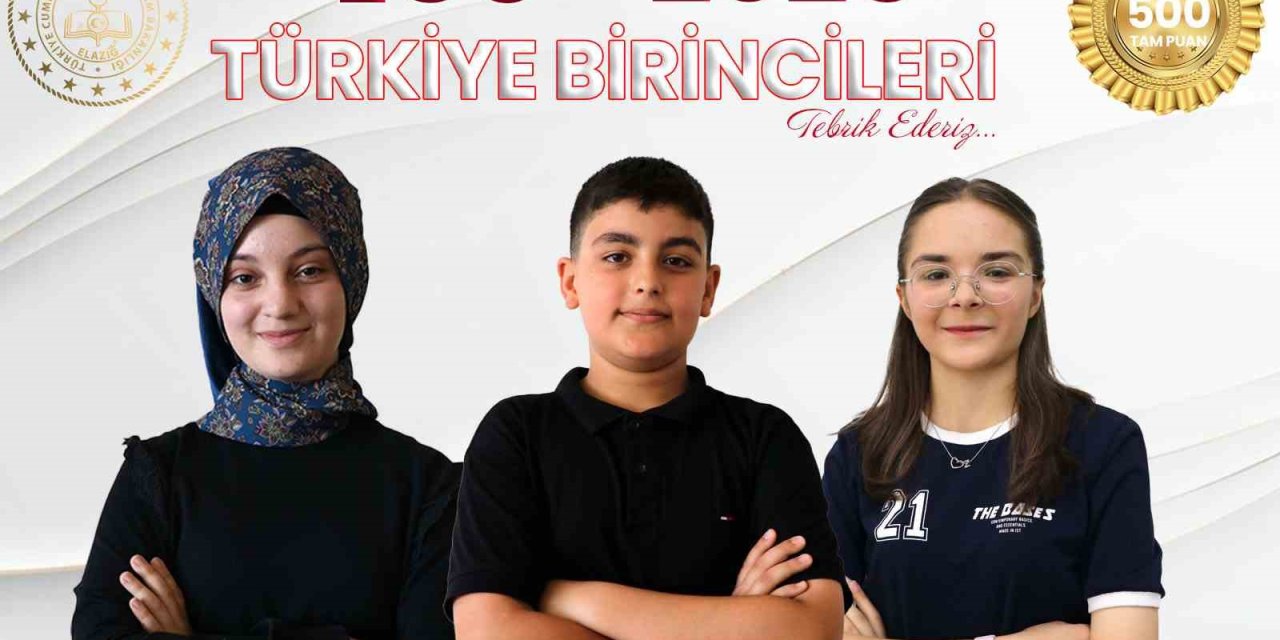 Elazığ’dan 3 Türkiye birincisi rekoru