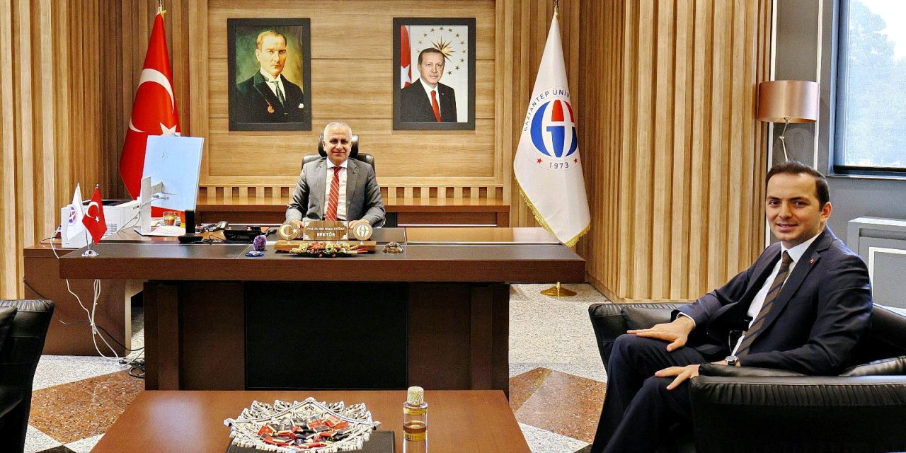 BİK Gaziantep bölge müdürü Güngör’den GAÜN Rektörüne veda ziyareti
