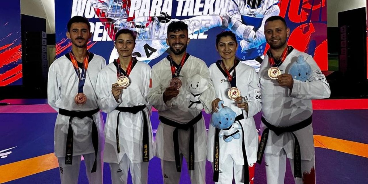 Milli sporculardan 2025 Dünya Para Taekwondo Open Challenge'da 5 madalya