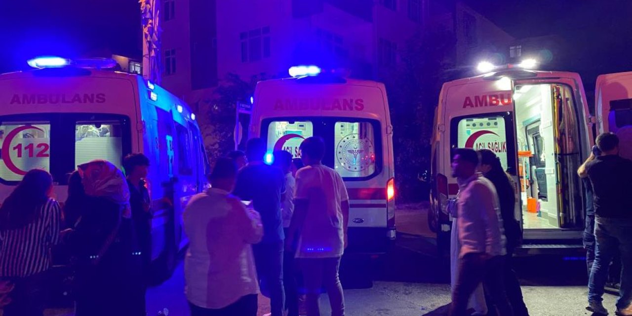 Düğün gecesi kabusa döndü: 2’si çocuk 4 kişi hastanelik oldu