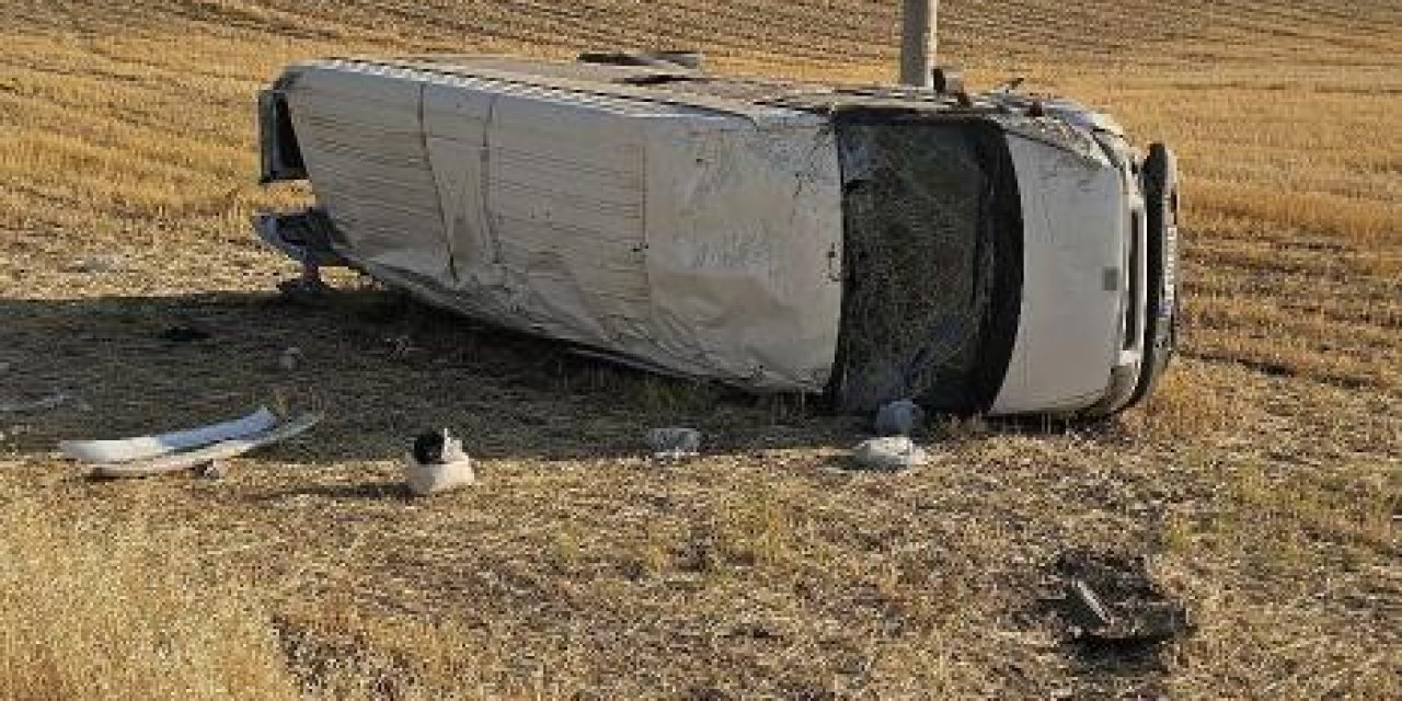 Tarım emekçilerinin can pazarı, minibüs şarampole uçtu, 18 yaralı