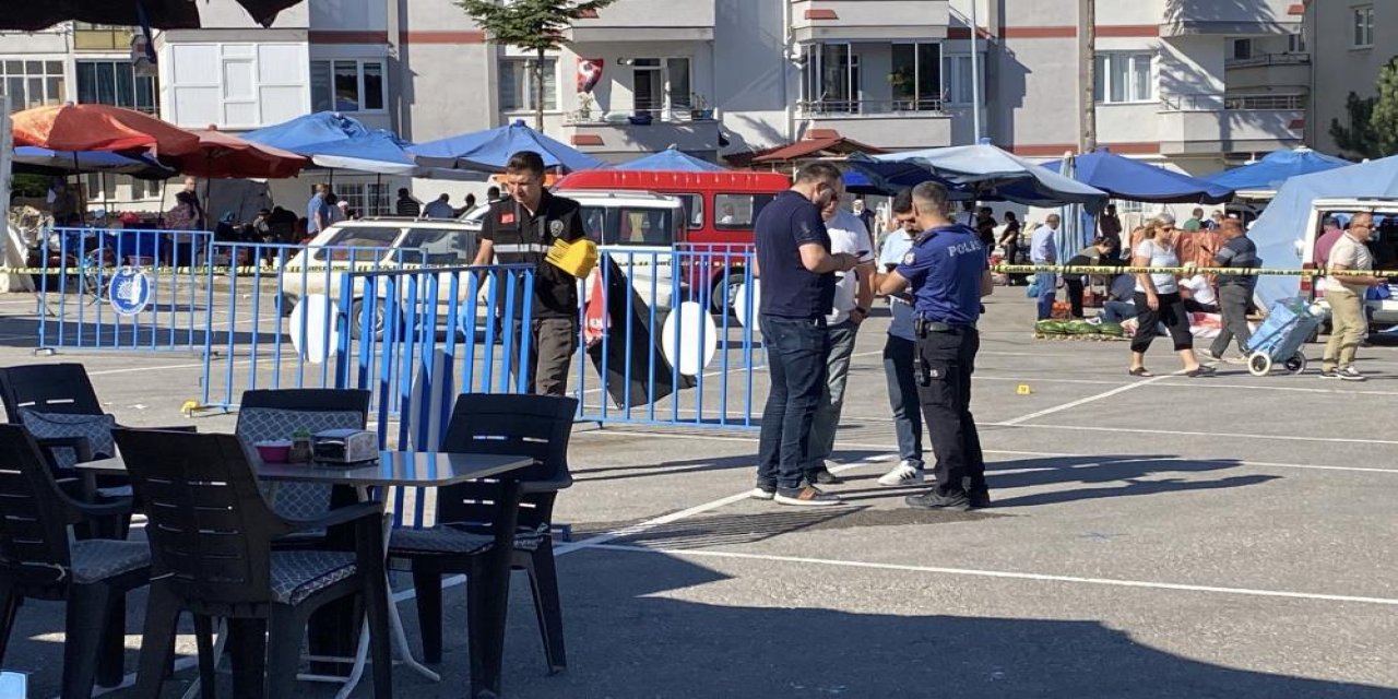 Semt pazarı savaş alanına döndü :1ölü 7 yaralı