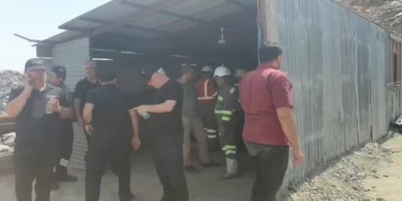 Elazığ'da maden ocağında göçük