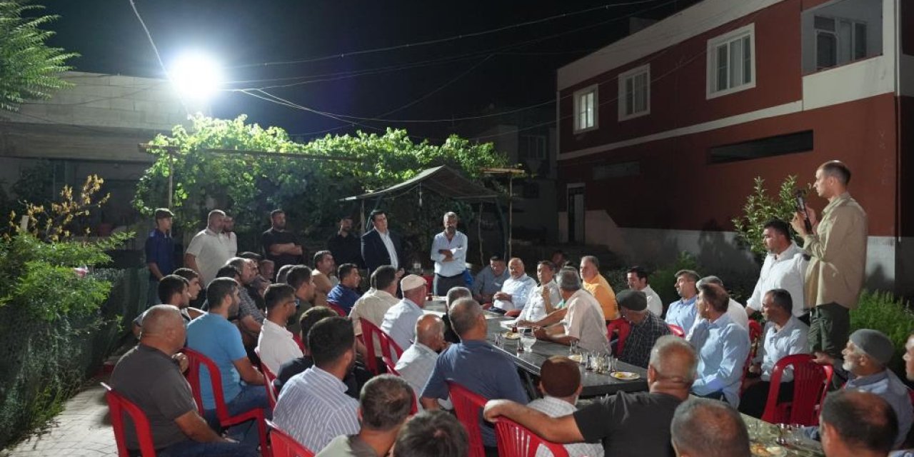 Köksalan Mahalle sakinleri tarafından başkan Yılmaza yoğun ilgi