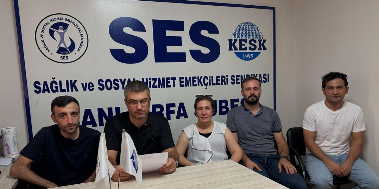 Urfa'da Sağlık Emekçileri hakları için ses yükseltti