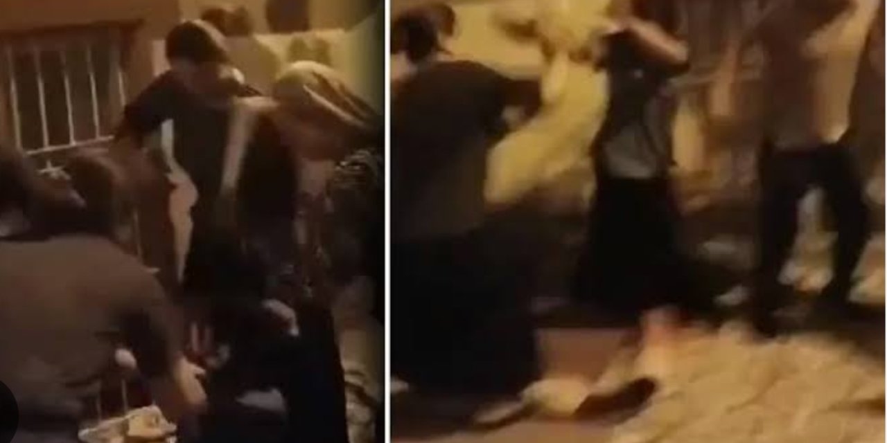 Gaziantep te kadınlar birbirine girdi