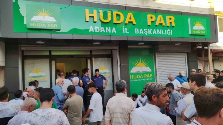 Adana da HÜDA PAR’a düzenlenen bıçaklı saldırı