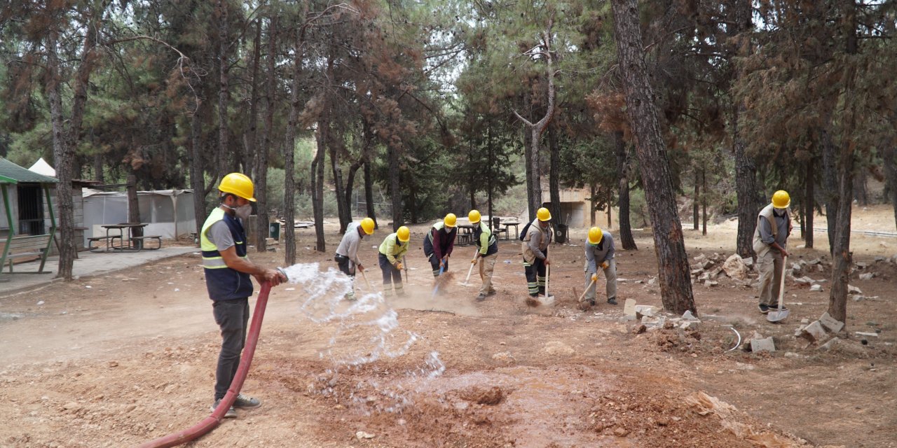 Dülük tabiat Parkı’nda nefes kesen tatbikat: Orman yangınına karşı hazırlık