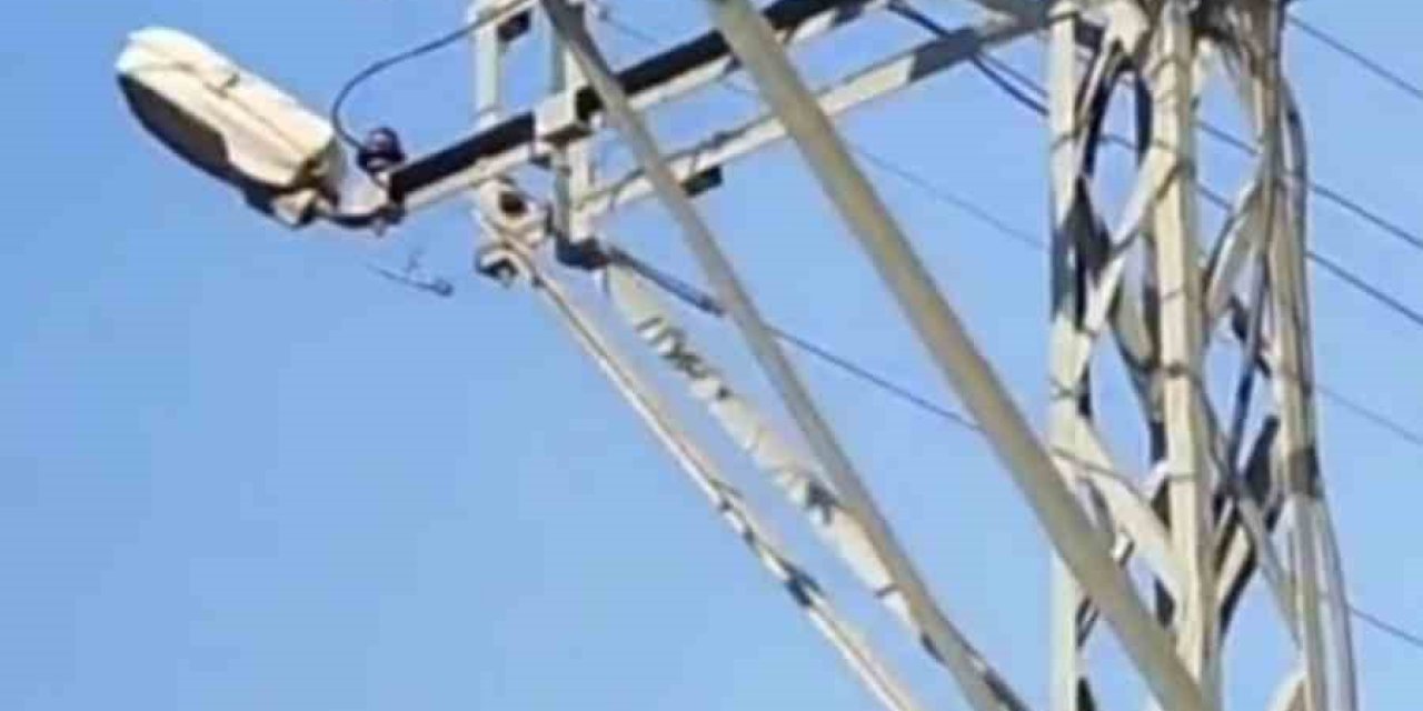 Hatay’da aşırı sıcaklarda elektrik hatları patladı