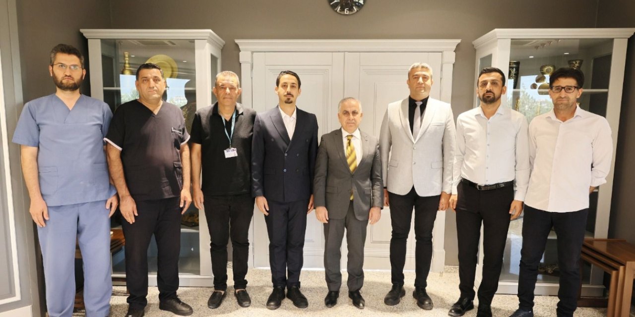 Sağlık-Sen’den Rektör Doğan’a ziyaret