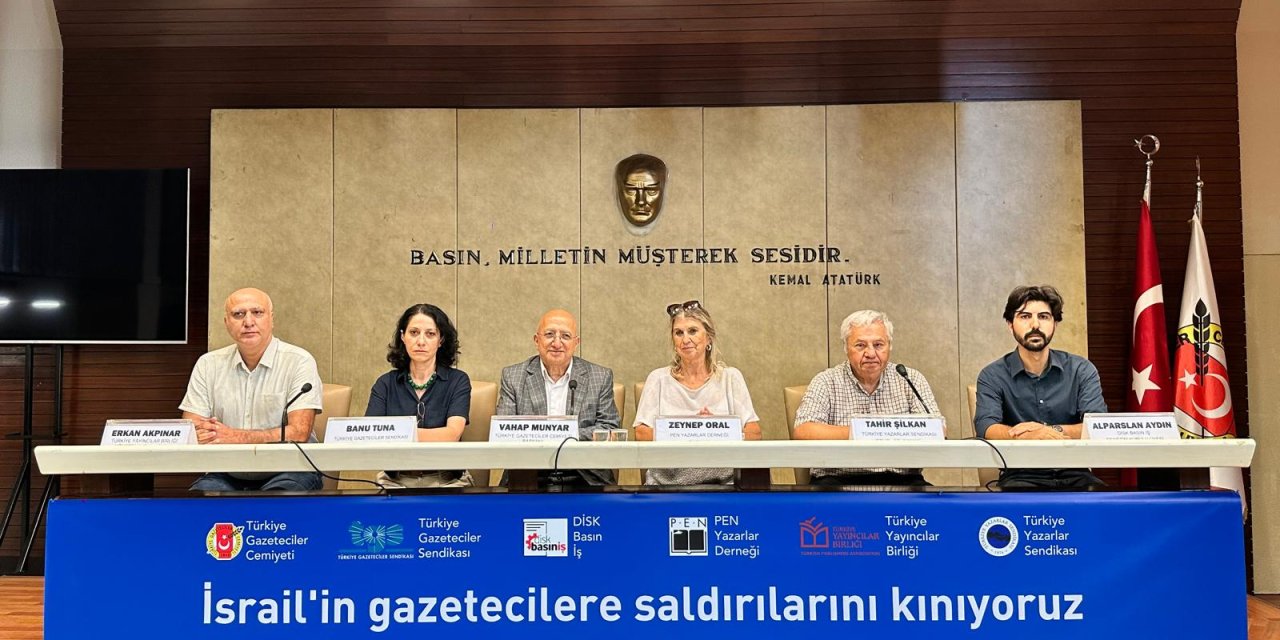 Gazeteci örgütlerinden ortak çağrı: İsrail, gazetecilere yönelik soykırıma son vermeli