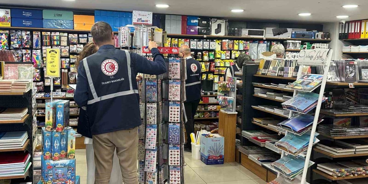 Ticaret Bakanlığı’ndan kırtasiye ve okul ürünlerine yönelik denetim