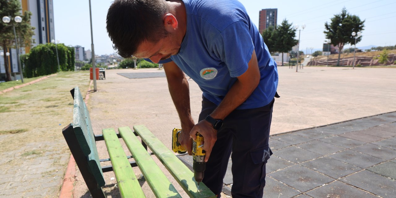 Toroslar’da doğaya modern dokunuş, parklar baştan aşağı yenileniyor