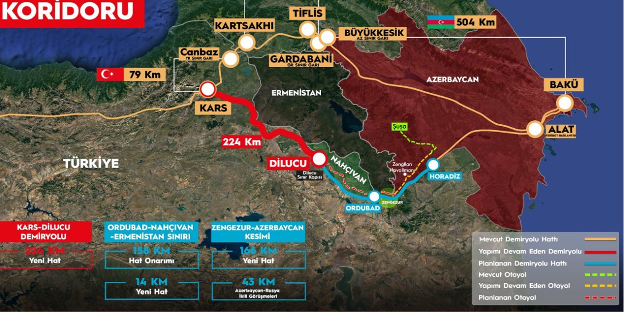 Bakan Uraloğlu duyurdu: Zengezur Koridoru için tarihi adım atılıyor