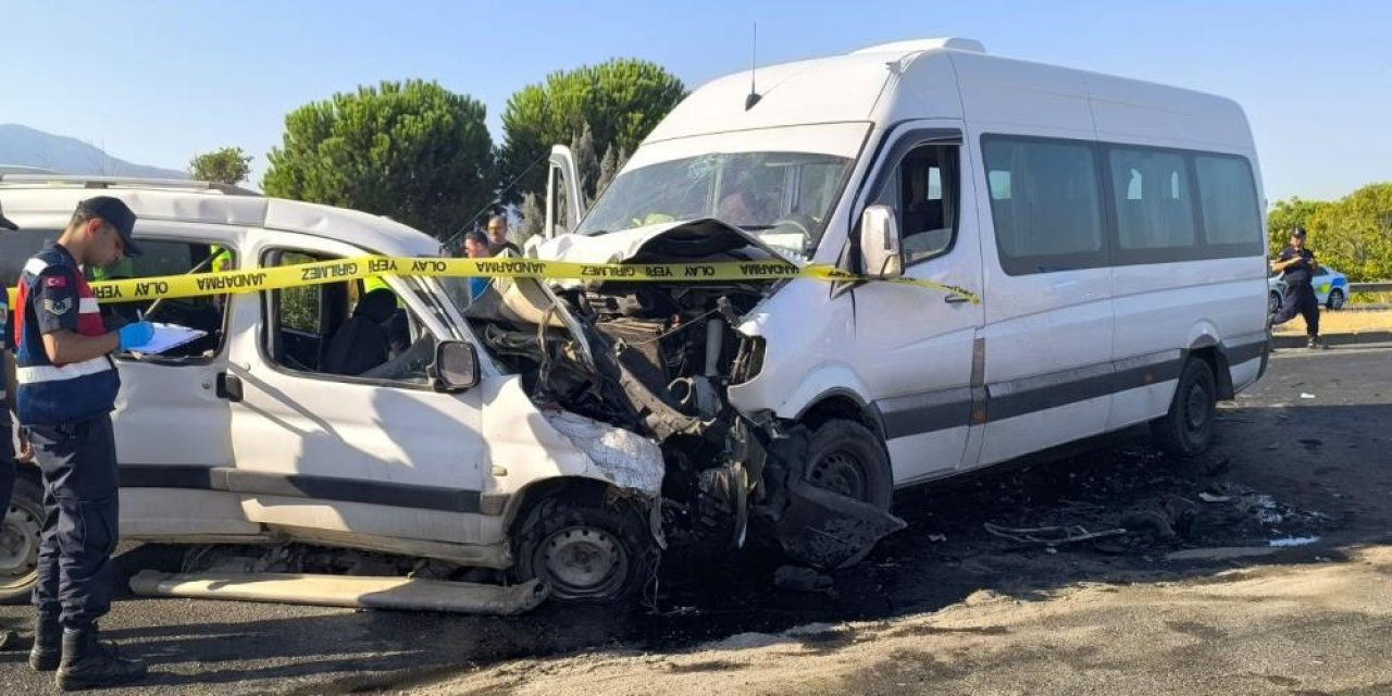 Katliam gibi  kaza: 1 ölü, 13 yaralı