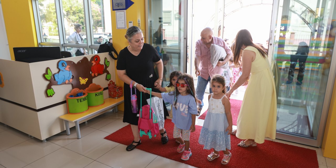 Mezitli Belediyesinden güvenli kreş hizmeti