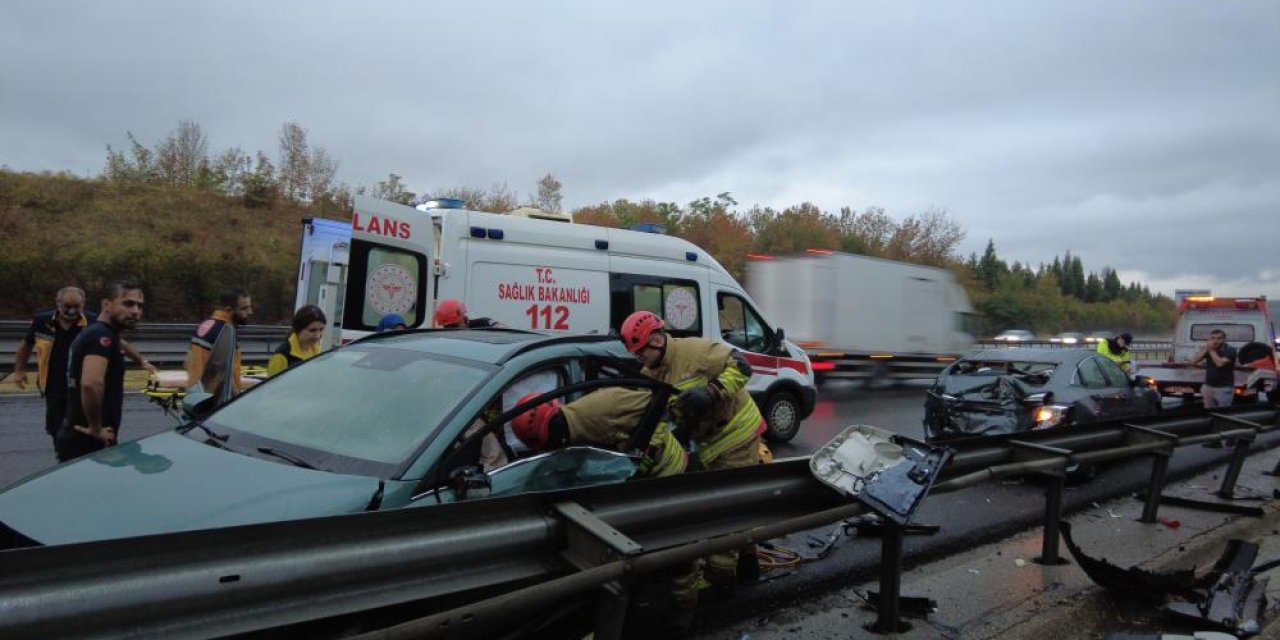 Anadolu otoyolunda kaza: 5 yaralı