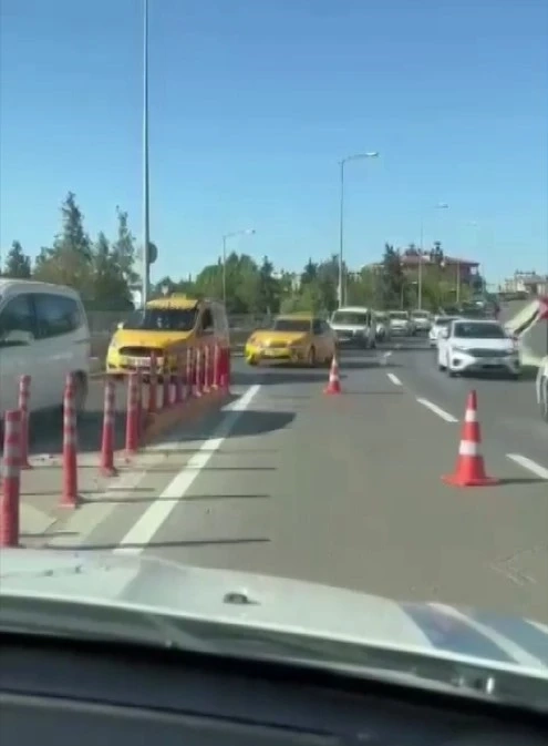 Gaziantep'te şerit ihlali yapan araç sürücülerine ceza yağdı